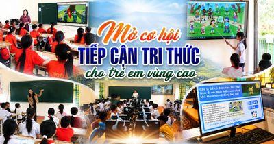 Mở cơ hội tiếp cận tri thức cho trẻ em vùng cao