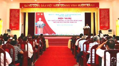 Phường Nghĩa Lộ dự kiến sắp xếp từ 35 xuống 09 tổ dân phố