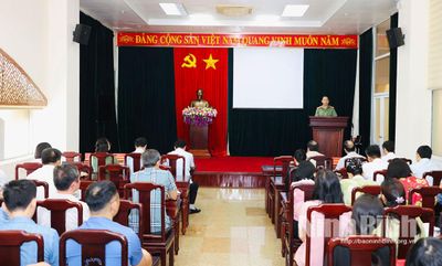 Ban Tổ chức Tỉnh ủy tổ chức hội nghị tập huấn công tác bảo vệ bí mật nhà nước và an toàn thông tin