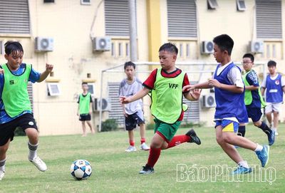 Ươm mầm năng khiếu bóng đá
