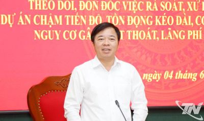 Sớm đề xuất giải pháp khả thi để xử lý dứt điểm các dự án chậm tiến độ, tồn đọng kéo dài