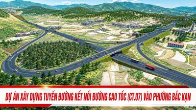 Xây dựng tuyến đường kết nối cao tốc CT.07 vào phường Bắc Kạn