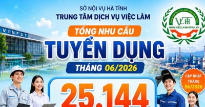 Hà Tĩnh: Hơn 25.000 cơ hội việc làm trong tháng 6/2026 đang chờ người lao động