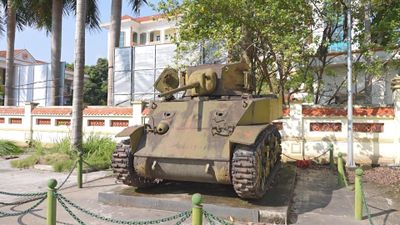 Bảo tàng Lịch sử Quân sự Việt Nam tiếp nhận xe tăng M5 Stuart
