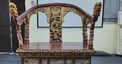 Phục chế Bảo vật quốc gia 'Ngai vua triều Nguyễn'