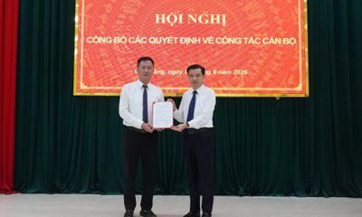 Công bố quyết định của Ban Thường vụ Tỉnh ủy về công tác cán bộ tại xã Đàm Thủy