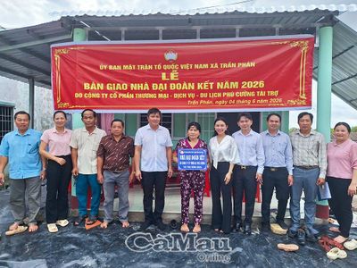 2 hộ khó khăn tại Xã Trần Phán có mái ấm an cư