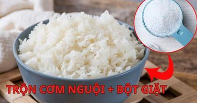 Cơm nguội đừng đổ đi, mang trộn với bột giặt: Chúng có công dụng tuyệt vời nhà nào cũng cần dùng tới