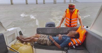 Nam thanh niên gieo mình xuống sông Cổ Chiên giữa mưa giông và màn giải cứu như phim hành động