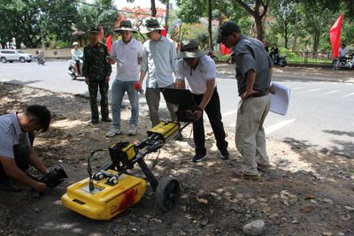 Bắt đầu quét radar trên đường Trường Sơn - nơi phát hiện 30 hài cốt liệt sĩ