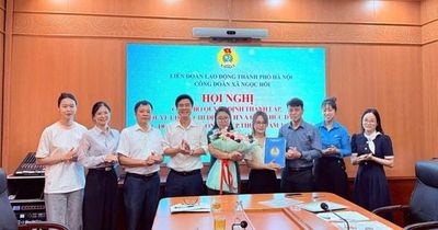 Xã Ngọc Hồi: Thêm một tổ chức Công đoàn cơ sở được thành lập trong doanh nghiệp
