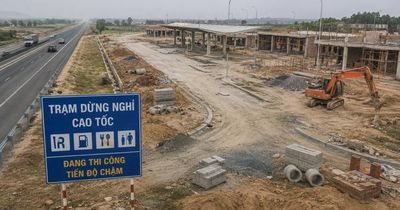 4/5 trạm dừng nghỉ cao tốc do một liên danh đầu tư đang chậm tiến độ