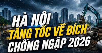 Hà Nội tăng tốc về đích chống ngập 2026