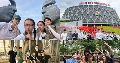 Giới trẻ chinh phục 'nóc nhà' của Ba Vì, đi cáp treo vượt biển dài nhất thế giới