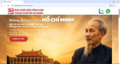 Ra mắt tủ sách Hồ Chí Minh và không gian văn hóa số về Bác