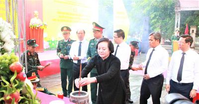 Phó Thủ tướng Phạm Thị Thanh Trà dự lễ khai quật, tìm kiếm hài cốt liệt sĩ ở Quảng Ngãi