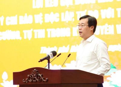 Ông Lê Quốc Phong: TP.HCM tự hào là nơi khởi đầu cuộc hành trình cứu nước vĩ đại của Bác