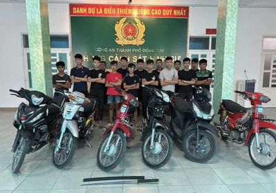 Tóm gọn nhóm 'quái xế' múa dao gây náo loạn trung tâm TP Đồng Nai
