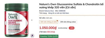 Bộ Y tế đề nghị rà soát thực phẩm ochức năng Nature's Own bị Australia thu hồi