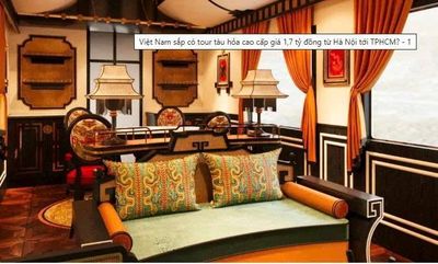 Tour tàu hỏa xuyên Việt giá 1,7 tỉ đồng sắp ra mắt