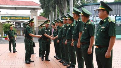 Bộ Tư lệnh Bộ đội Biên phòng kiểm tra toàn diện tại Ban Chỉ huy Bộ đội Biên phòng tỉnh Đắk Lắk