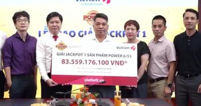 Người đàn ông trúng Vietlott 83,5 tỉ đồng: 'Trúng số là niềm vui, không việc gì phải giấu mặt'