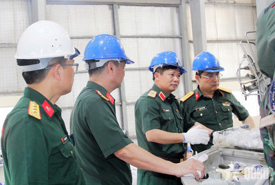 Cục Khoa học quân sự kiểm tra tiến độ thực hiện nhiệm vụ khoa học và công nghệ tại một số cơ quan, đơn vị