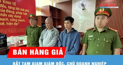 Bắt tạm giam giám đốc, chủ doanh nghiệp buôn bán hàng giả