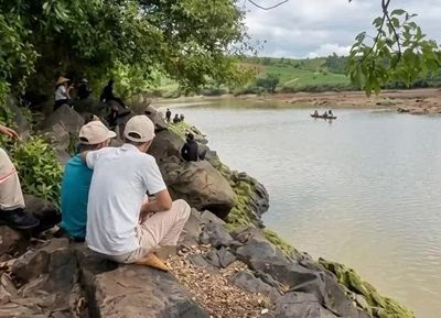 Tìm kiếm 1 phụ nữ ở Gia Lai rơi xuống sông Sê San bị nước cuốn trôi