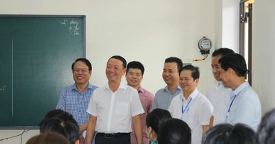 Chủ tịch tỉnh Hà Tĩnh kiểm tra công tác chuẩn bị Kỳ thi tốt nghiệp THPT