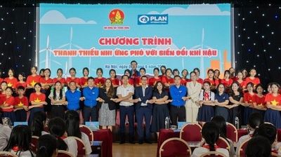Thanh thiếu nhi hành động hướng tới ứng phó với biến đổi khí hậu