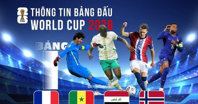 Thông tin bảng I FIFA World Cup 2026: Một ông lớn, ba kẻ thách thức