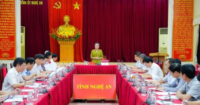 Nghệ An xây dựng hệ thống đánh giá mức độ hoàn thành nhiệm vụ của cán bộ thuộc diện Ban Thường vụ Tỉnh ủy quản lý
