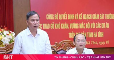 UBKT Trung ương công bố quyết định, kế hoạch giám sát thường xuyên tại Hà Tĩnh