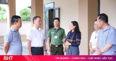 Chủ tịch UBND tỉnh Hà Tĩnh kiểm tra công tác chuẩn bị Kỳ thi tốt nghiệp THPT năm 2026