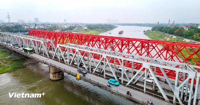 Hình ảnh cây cầu 120 năm tuổi ở Thủ đô trước thời điểm tháo dỡ vào tháng 9