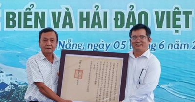 Nhà trưng bày Hoàng Sa tiếp nhận 7 sắc bằng triều Nguyễn tại Tuần lễ Biển và Hải đảo 2026