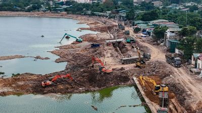 Hiện trạng 7 công trình chống ngập khẩn cấp ở Hà Nội sau 4 tháng thi công thần tốc