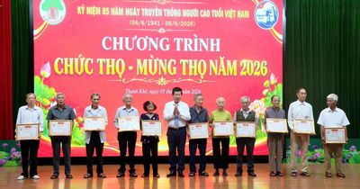 Phường Thanh Khê mừng thọ 120 người cao tuổi