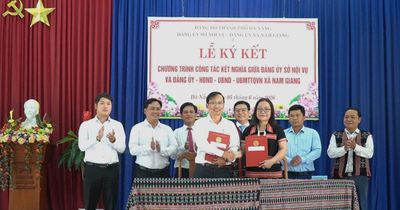Sở Nội vụ Đà Nẵng kết nghĩa với xã Nam Giang, hỗ trợ phát triển toàn diện