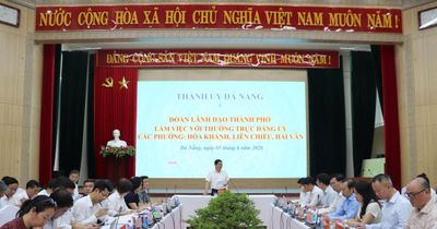 Lãnh đạo HĐND thành phố Đà Nẵng làm việc với các phường Hòa Khánh, Liên Chiểu và Hải Vân