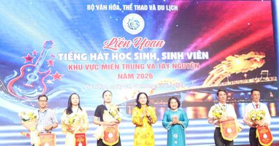 Khai mạc liên hoan tiếng hát học sinh, sinh viên khu vực miền Trung và Tây Nguyên năm 2026