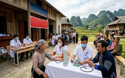 Tổ chức khám, tư vấn sức khỏe miễn phí cho nhân dân