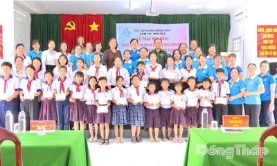 Cụm thi đua số 6 Hội LHPN tỉnh: Sôi nổi các hoạt động cộng đồng tại xã Tân Phú Đông
