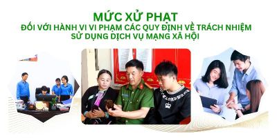 Mức xử phạt đối với hành vi vi phạm các quy định về trách nhiệm sử dụng dịch vụ mạng xã hội