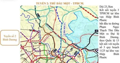 TP.HCM điều chỉnh quy hoạch Metro: Tuyến số 2 kéo dài hơn 15km kết nối trực tiếp khu vực Bình Dương