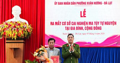 Ra mắt cơ sở cai nghiện ma túy tự nguyện tại gia đình, cộng đồng ở phường Xuân Hương - Đà Lạt