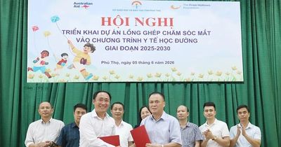 Triển khai dự án lồng ghép chăm sóc mắt vào chương trình y tế học đường, giai đoạn 2025 - 2030