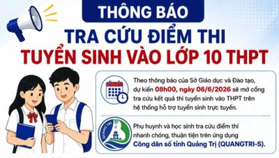 Ngày 6/6, mở cổng tra cứu điểm thi tuyển sinh lớp 10 THPT năm 2026
