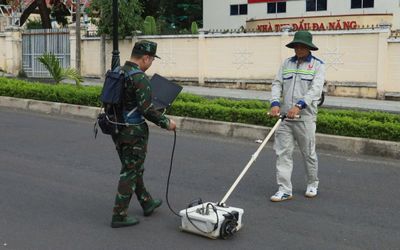 Quảng Ngãi: Rào đường Trường Chinh tìm kiếm hài cốt liệt sỹ hy sinh trong chiến tranh